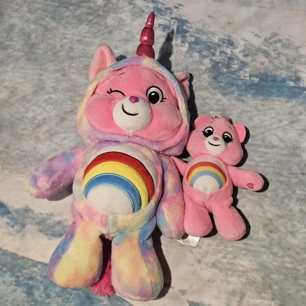Care Bears Cheer Bear Unicorn Plush Bundle 12